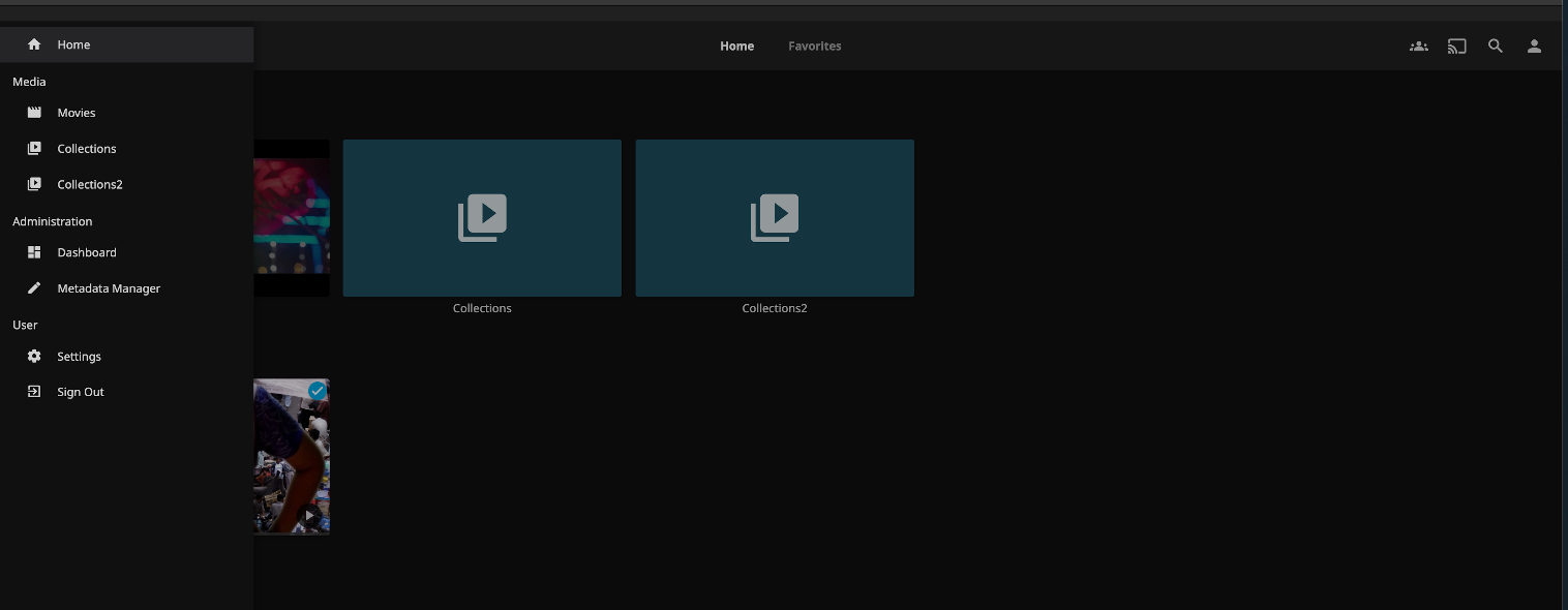 Jellyfin media server